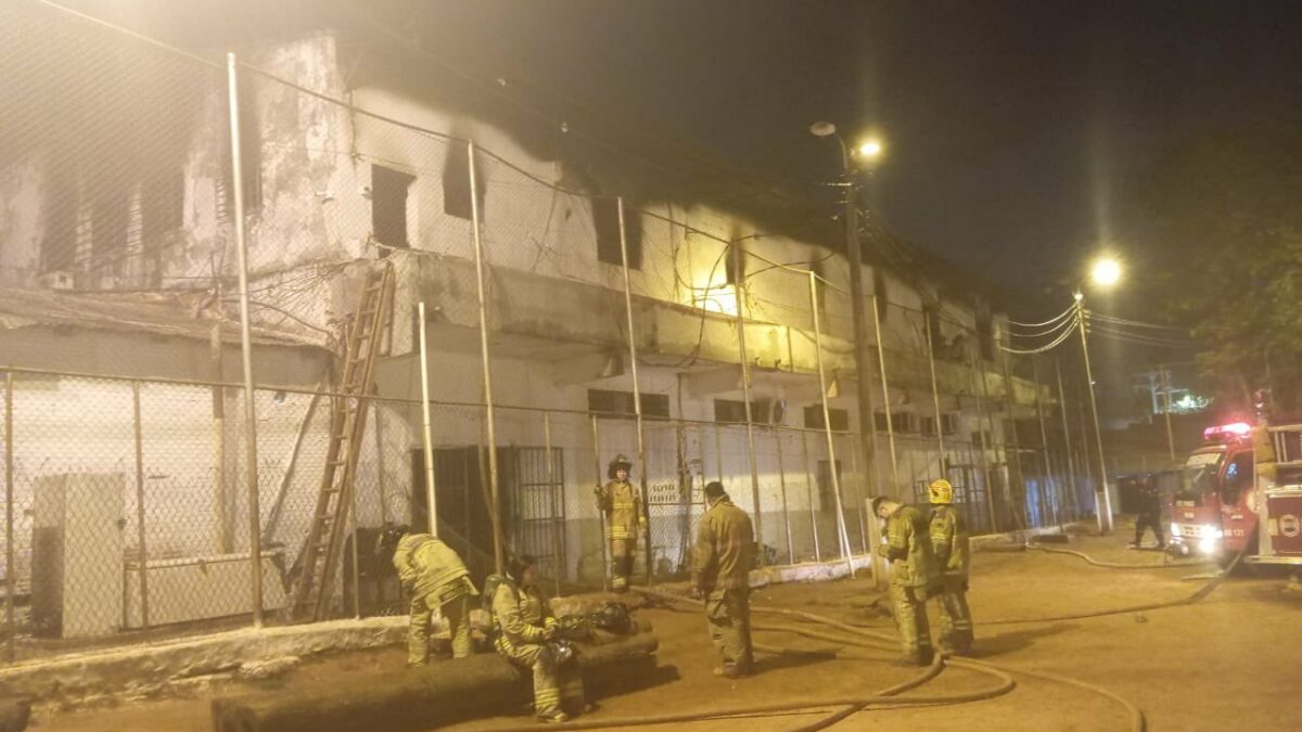 Fuego en Penitenciaría de CDE afectó a 153 PPL