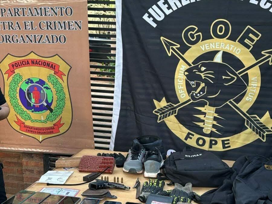 Detienen en Luque a miembros de peligrosa banda criminal