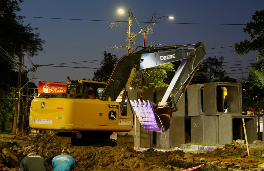 Obras sobre la Av. Mariscal López buscan solución definitiva