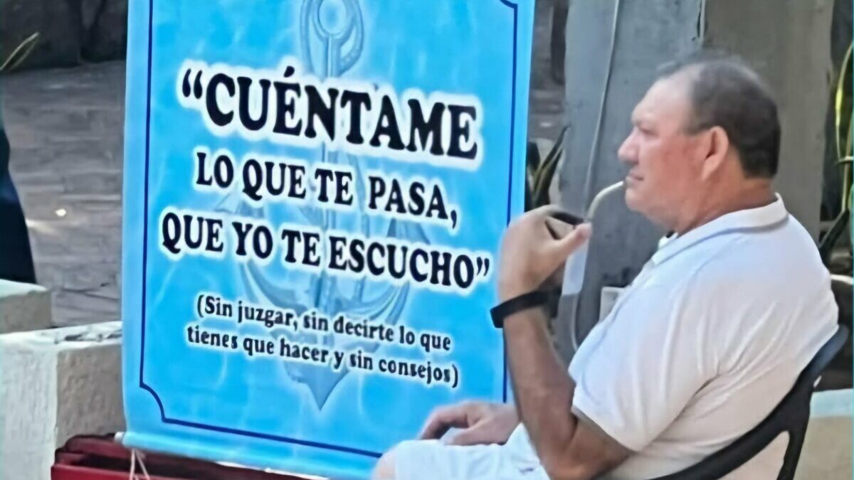 En memoria de su hija escucha a las personas que lo necesitan
